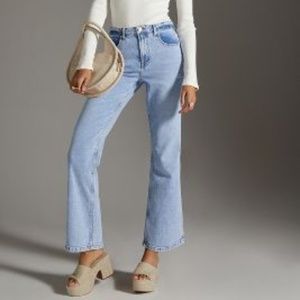 SEEN WORN KEPT HIGH-RISE STRAIGHT-LEG JEANS (Anthropologie) NWT